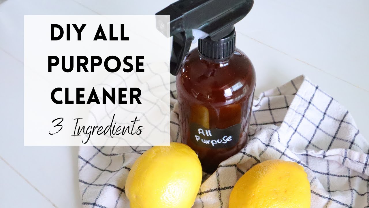 DIY Natural All-Purpose Cleaner (3 Ingredients)